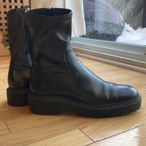 Zara chunky sole boots